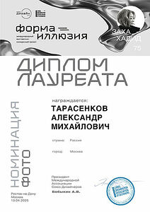 My friends! A series of my works from the Disappeared Empire project took part in the concussion and exhibition project FORM = ILLUSION.